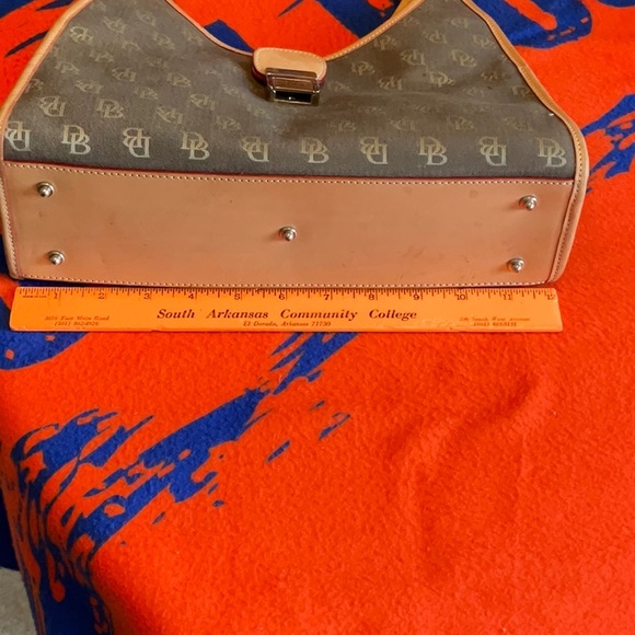 Dooney & Bourke Vintage Set of 3 Taupe Canvas & Tan Leather Bags, Preowned - Picture 7 of 16